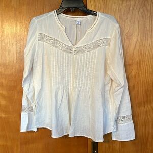 Old Navy Cream Blouse